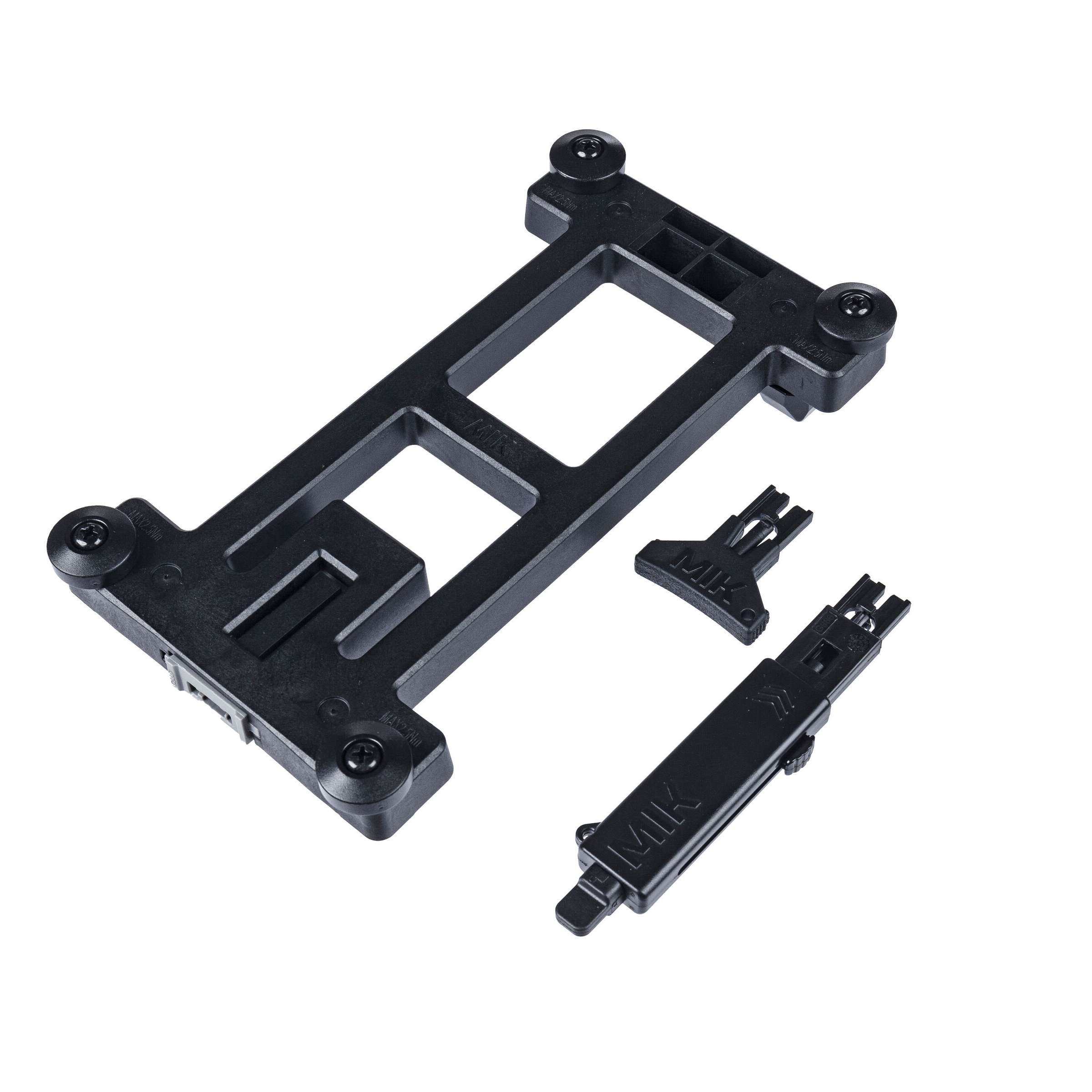 Basil dubbele fietstas urban load mik 48-53 liter - zwart