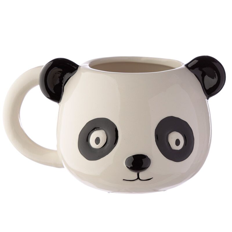 Adoramals panda gevormde keramische mok