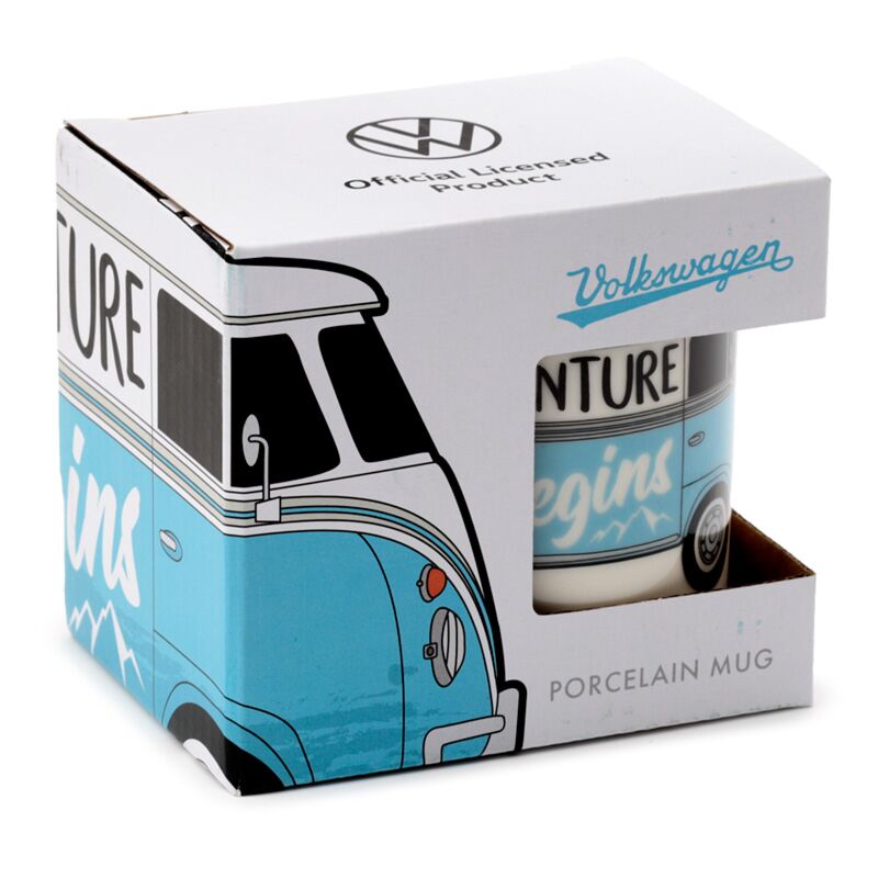 Volkswagen busje vw t1 begint porselein mok