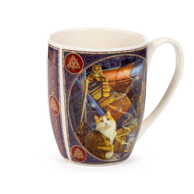 Lisa parker witchwood express katten porselein mok