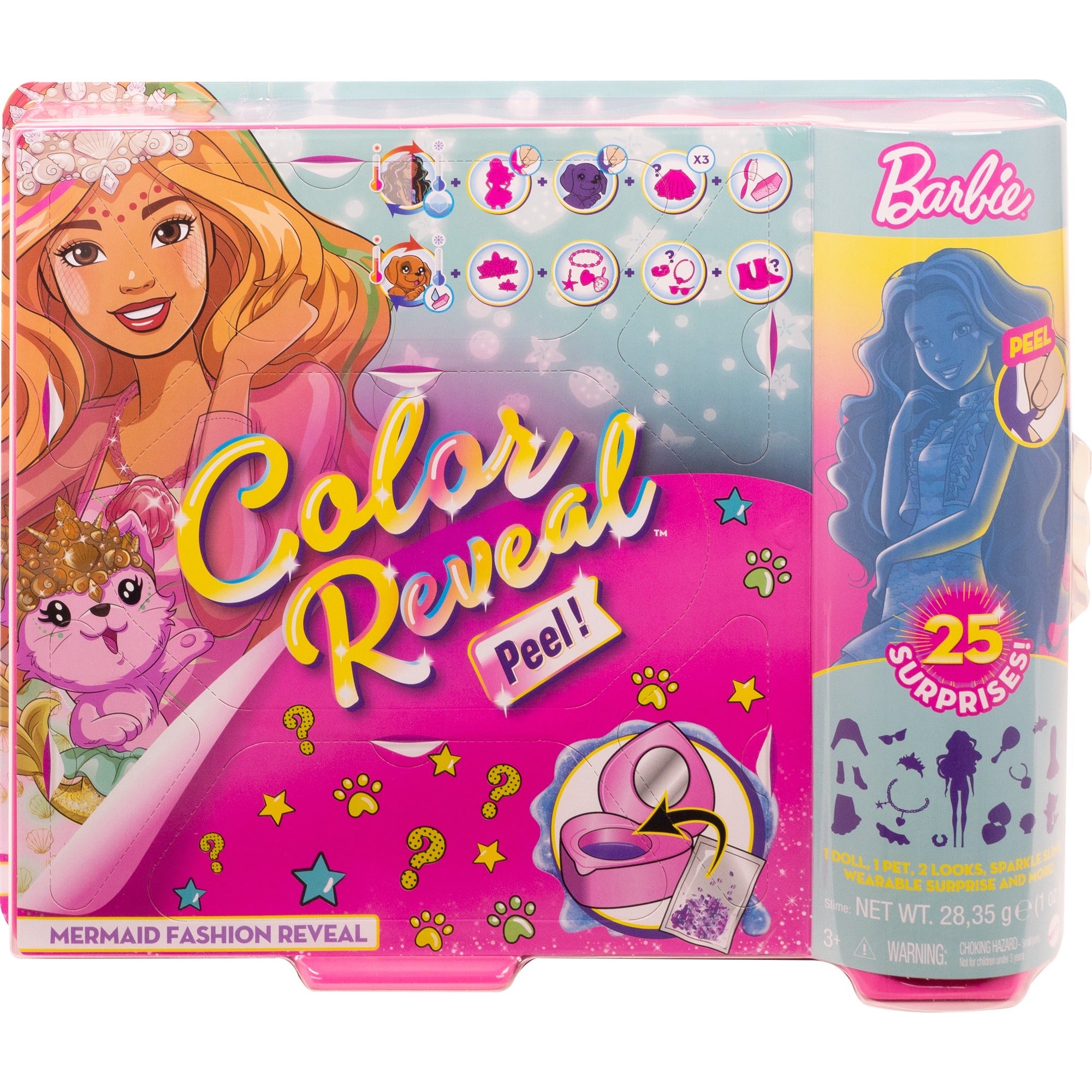 Mattel Kleur Onthullen Fantasy Fashion Zeemeermin
