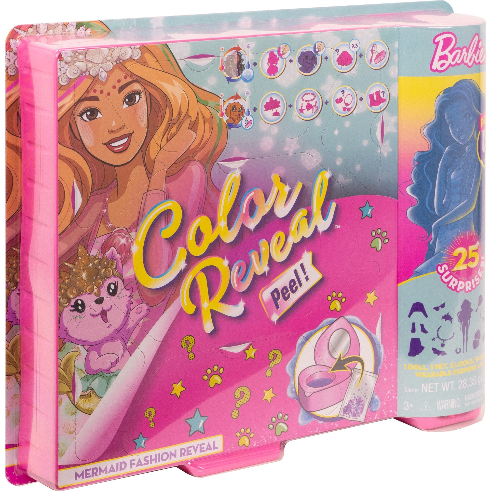 Mattel Kleur Onthullen Fantasy Fashion Zeemeermin