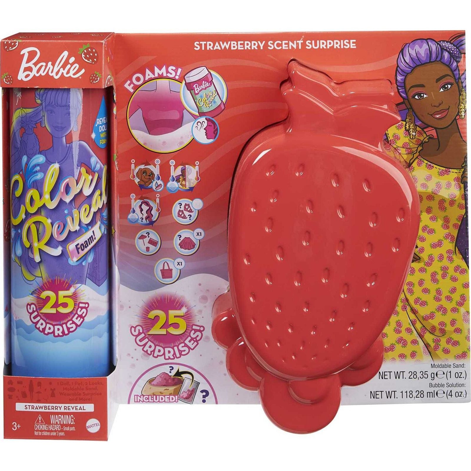 Mattel kleuronthulling Schuim Aardbei