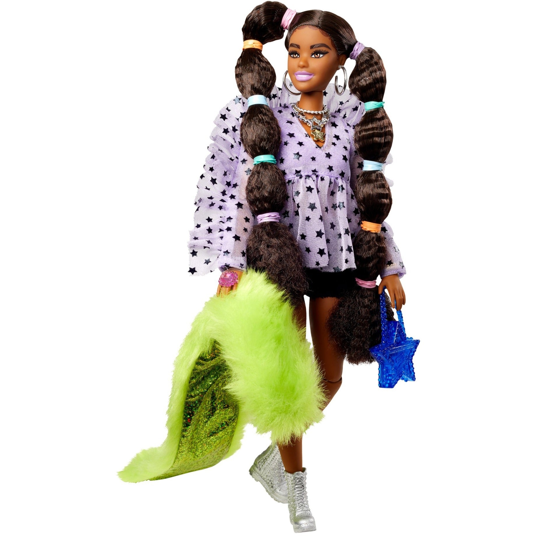 Mattel Extra Doll 7 Top Harige Shrug met Pet Pomerani