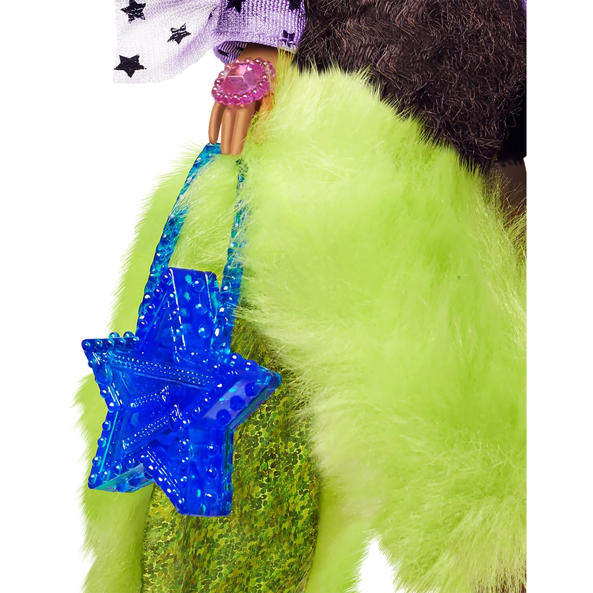 Mattel Extra Doll 7 Top Harige Shrug met Pet Pomerani