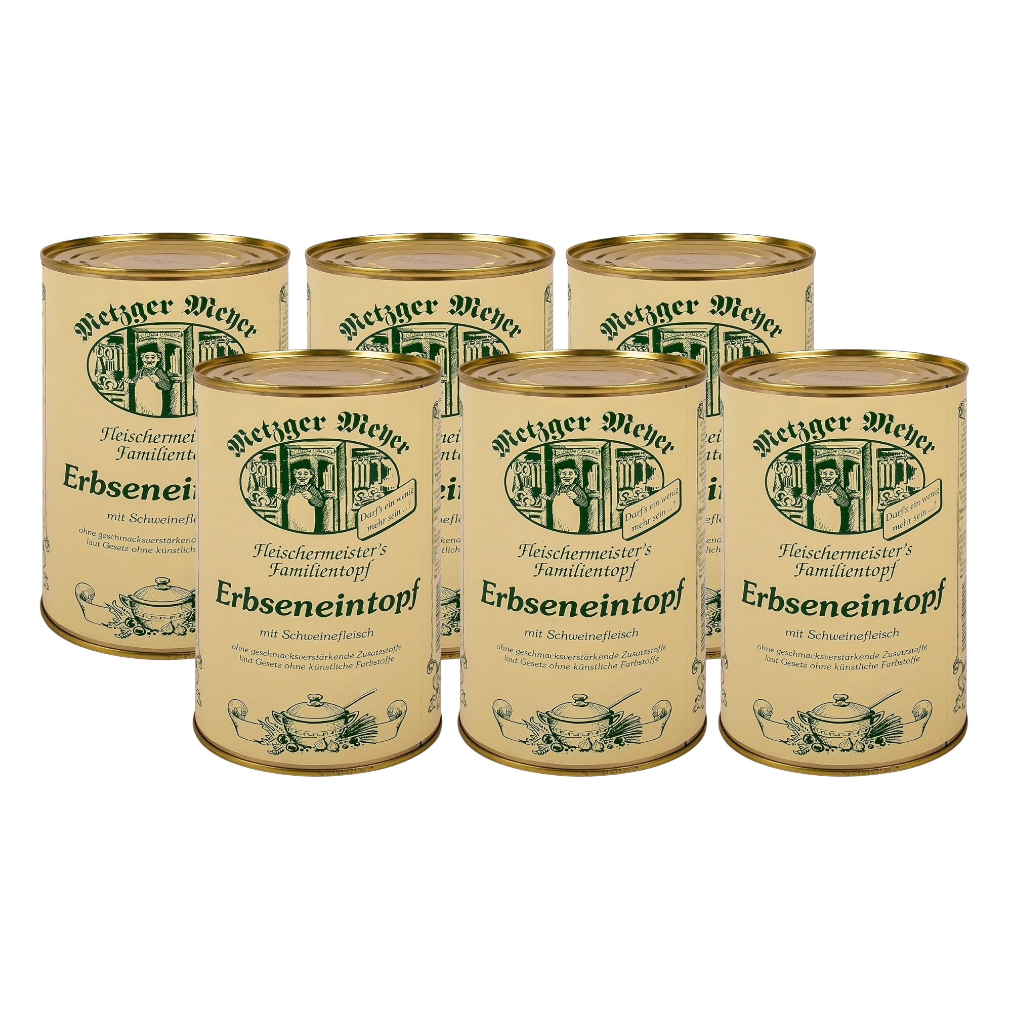 Metzger meyer erbseneintopf (6x 1.2 liter)