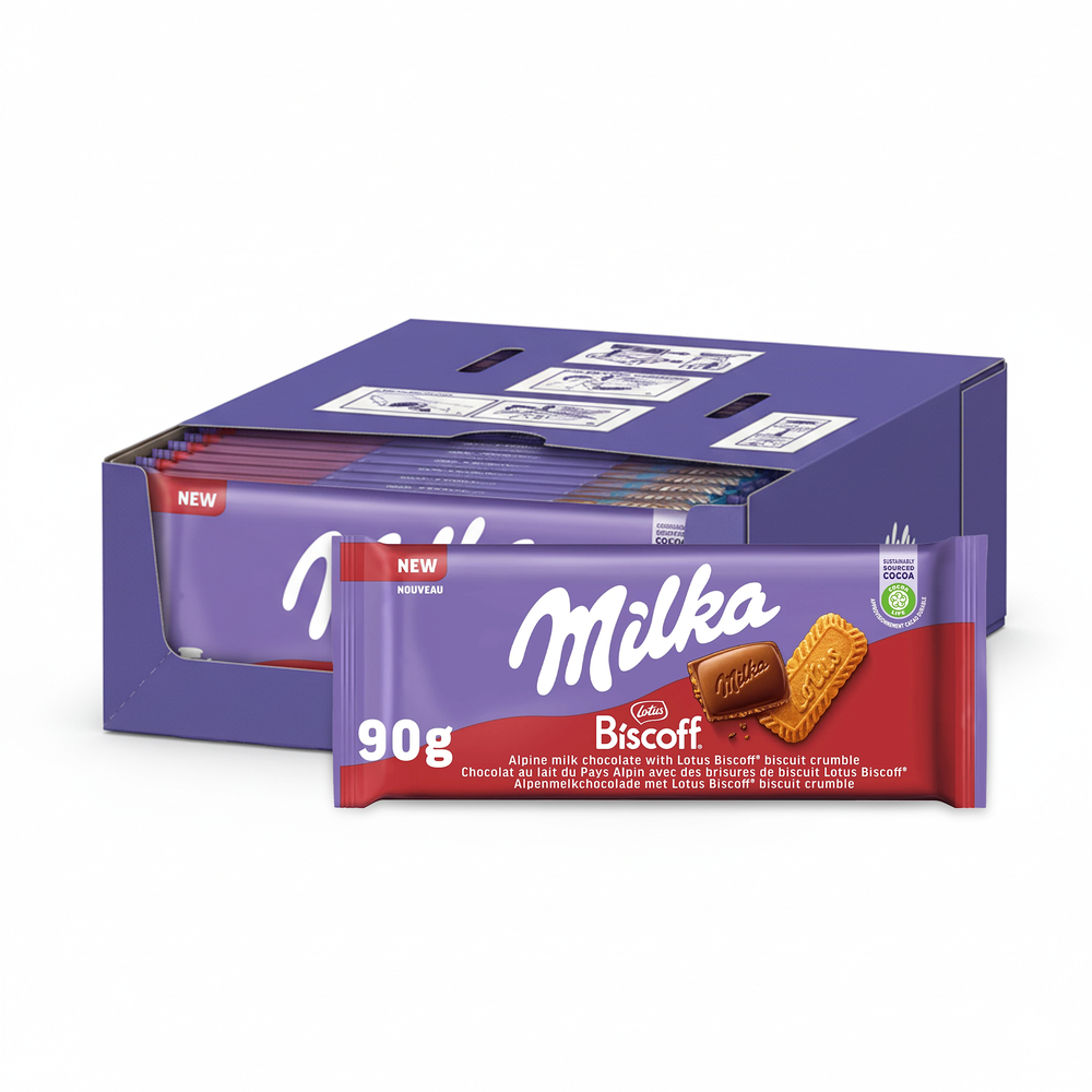 Milka biscoff (24x 90 gr)