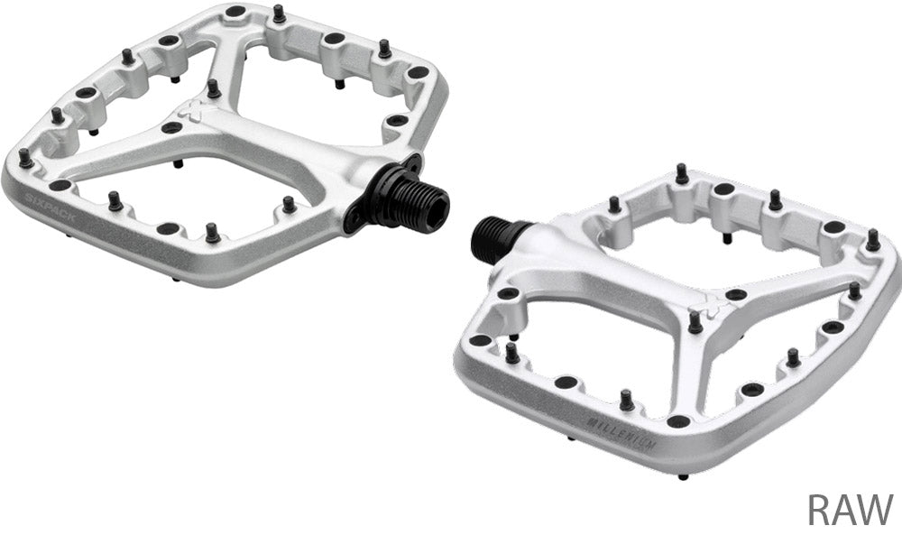 Sixpack racing millenium 4.0 platform pedals | raw