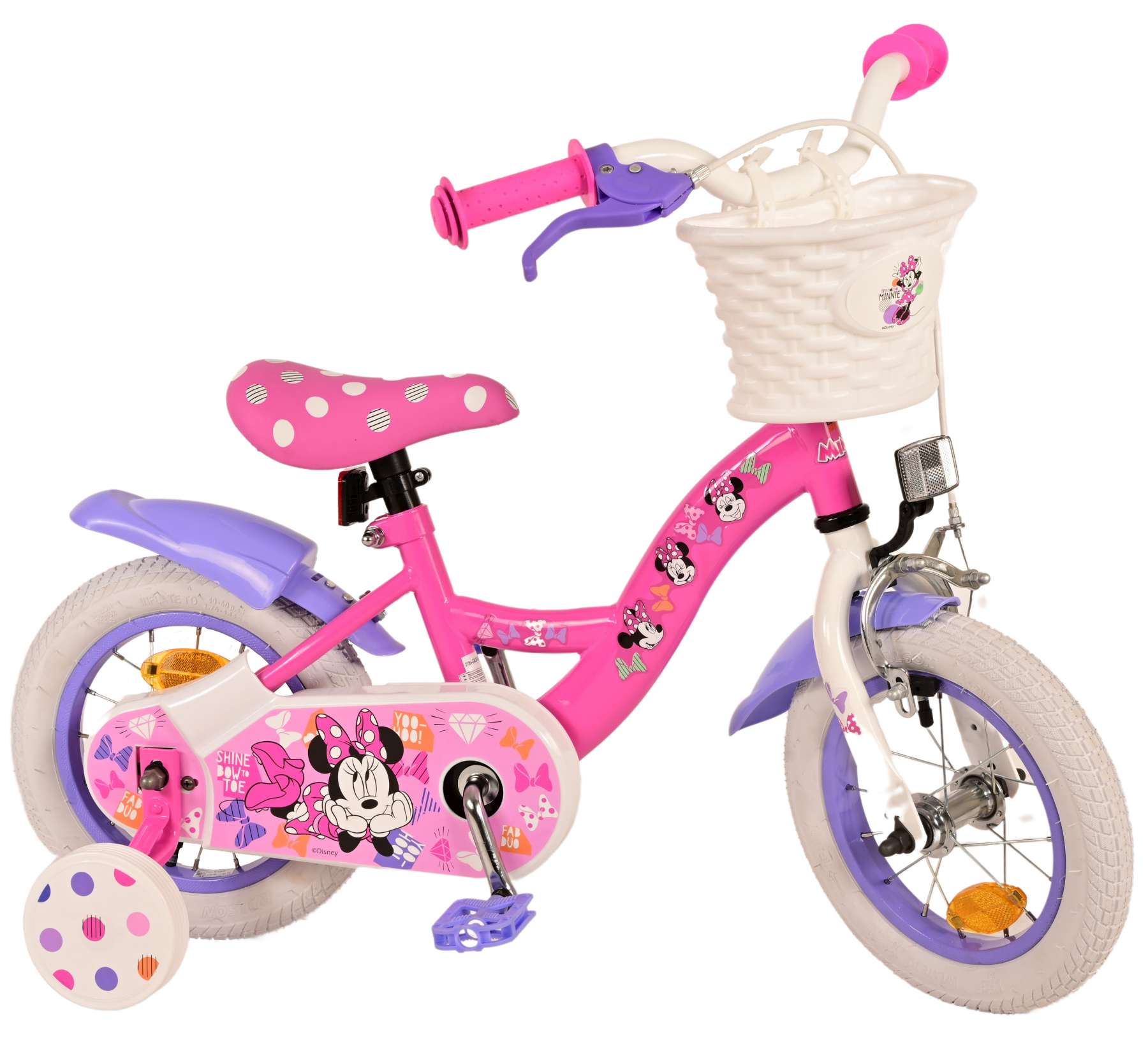Minnie schattigste ooit! Kinderfiets - Meisjes - 12 inch - Roze
