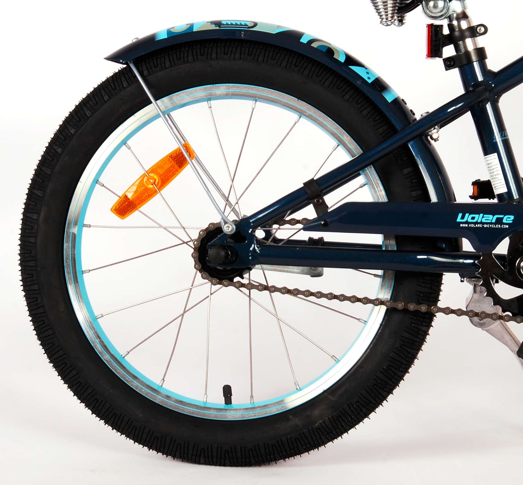 Volare Miracle Cruiser Kinderfiets - Jongens - 18 inch - Mat Blauw - Prime Collection