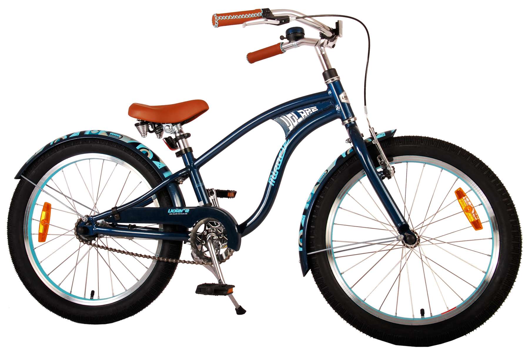 Volare Miracle Cruiser Kinderfiets - Jongens - 20 inch - Mat Blauw - Prime Collection