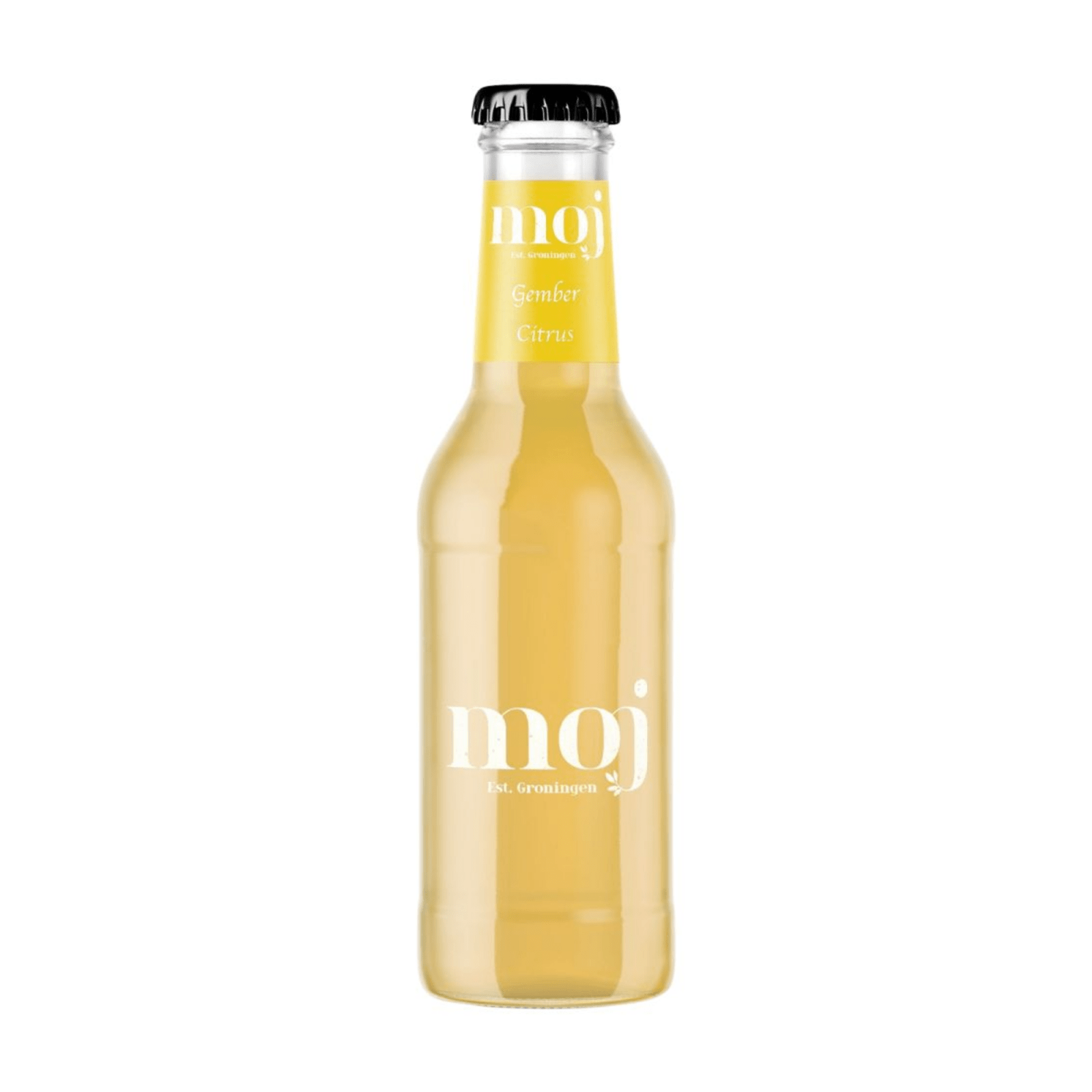 Moj bio gember-citrus lemonade glazen flesje (12x 0.2 liter)