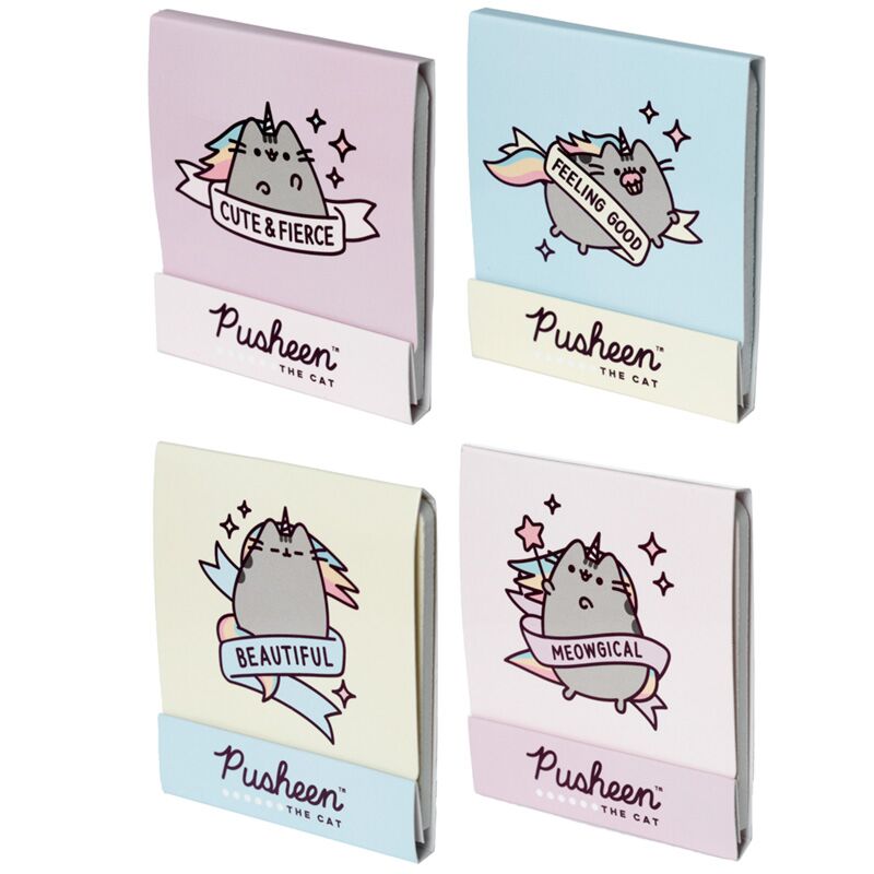 Union pusheen de kat pusheenicorn luciferboekje nagelvijlen