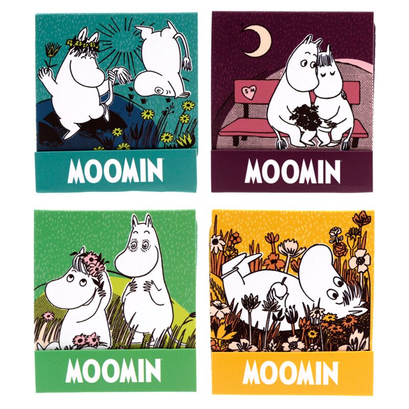 Abi moomin matchbook luciferboekje nagelvijlen