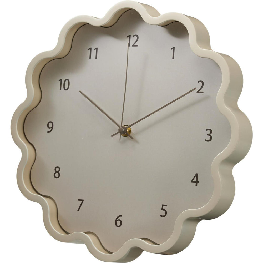Home styling klok bloemvorm 3ass ø30cm