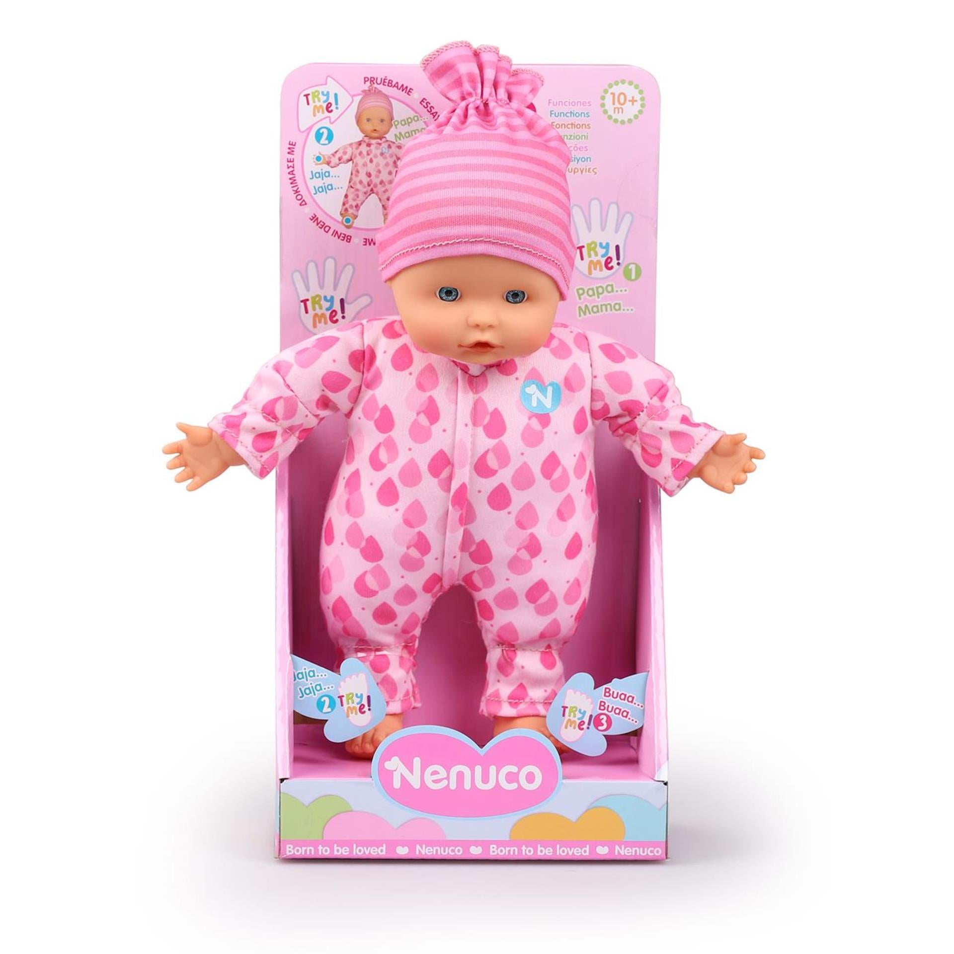 Nenuco zachte babypop 25cm 3 functies
