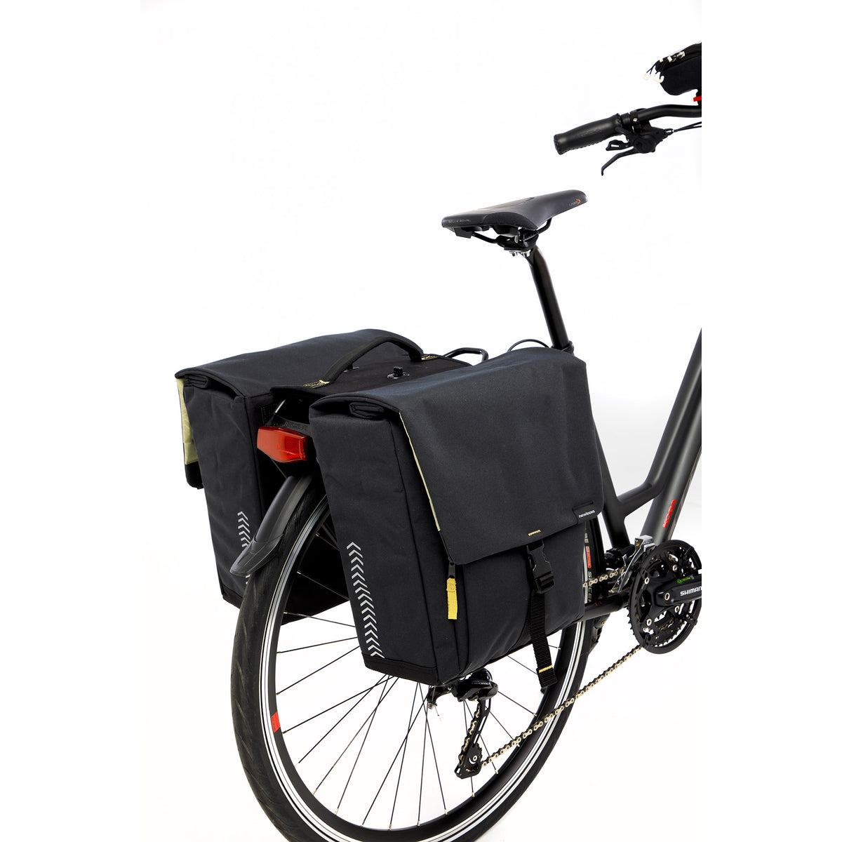 Burgers - new looxs tas new looxs tulum afneembaar dubbel zwart | 32l