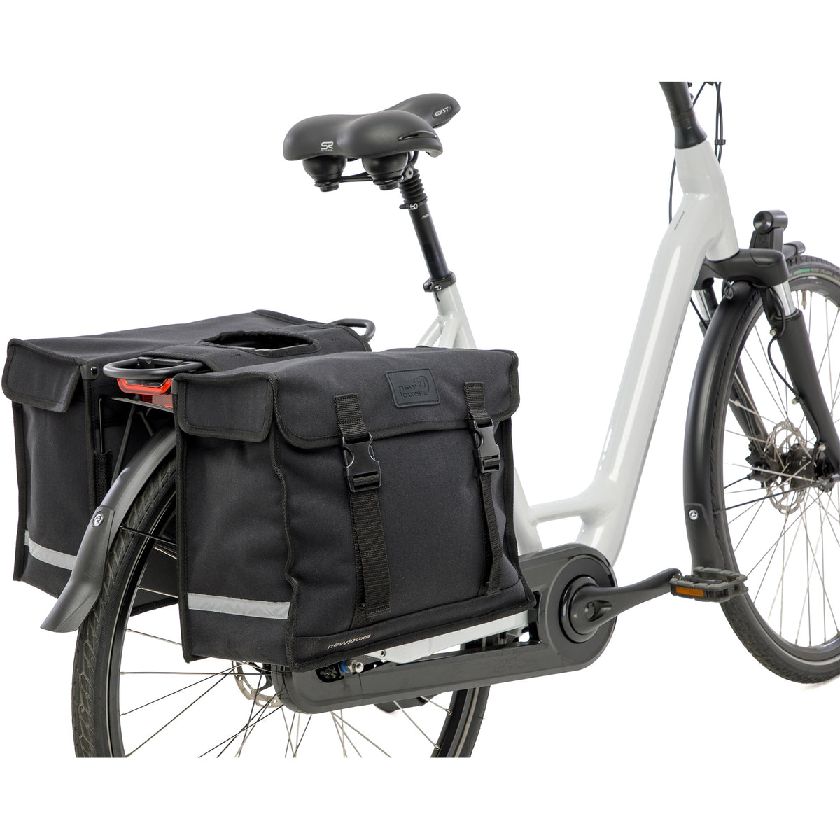 Burgers - new looxs tas new looxs double pannier deluxe zwart | 46l