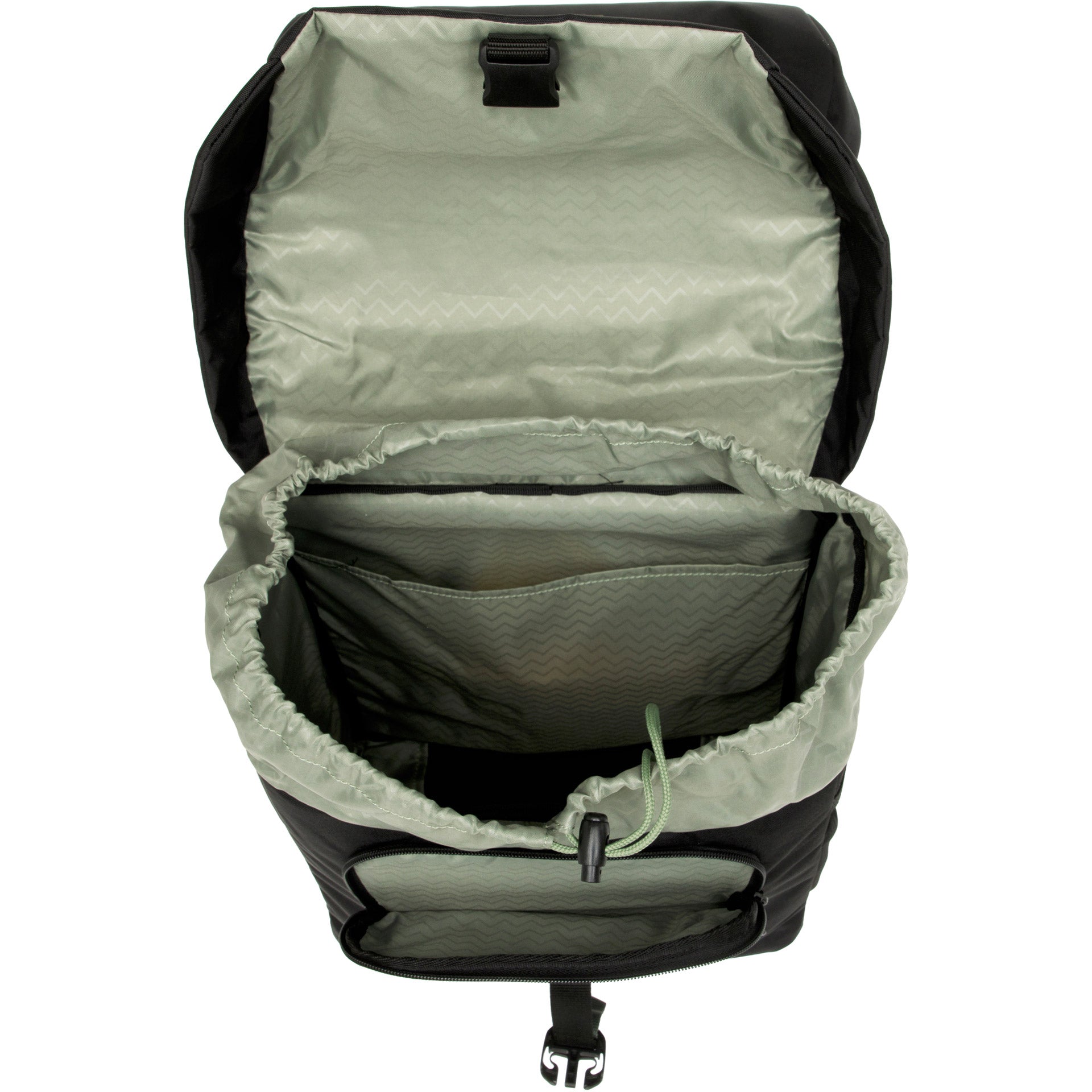 Newlooxs tas new looxs vigo dubbel | zwart groen | 40l