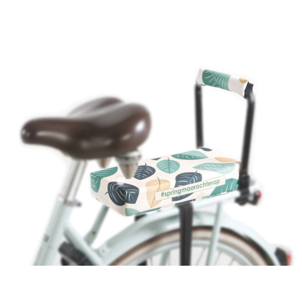 Newlooxs nietverkeerd zitkussen voor bagagedrager vegan print