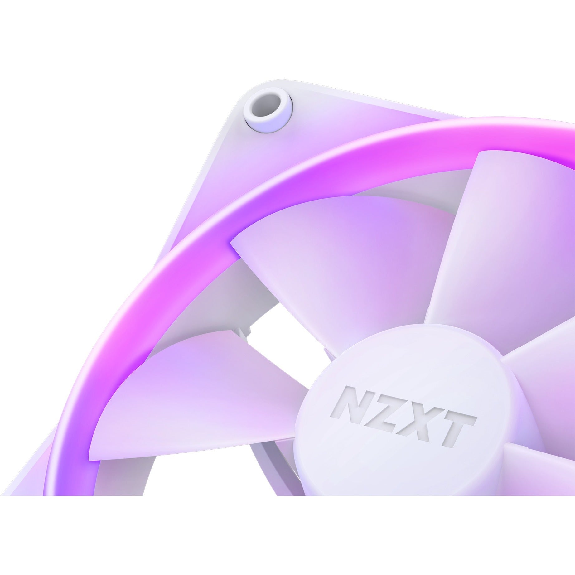 Nzxt f140 rgb duo case fans (zwart, 2 stuks, 140 x 140 x 25 mm, pwm, incl. controller)