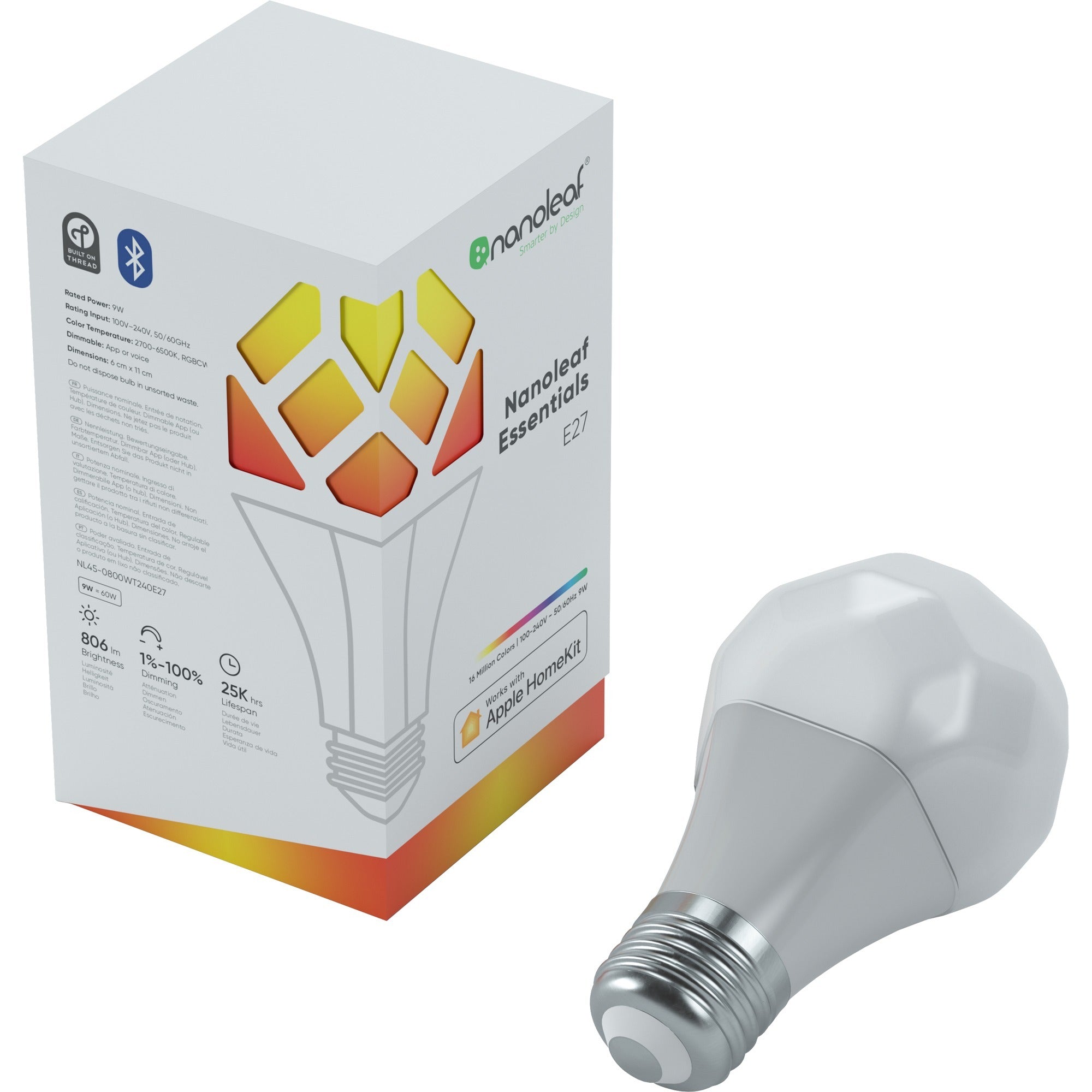 Nanoleaf Nanoleaf Essentials A19-lamp