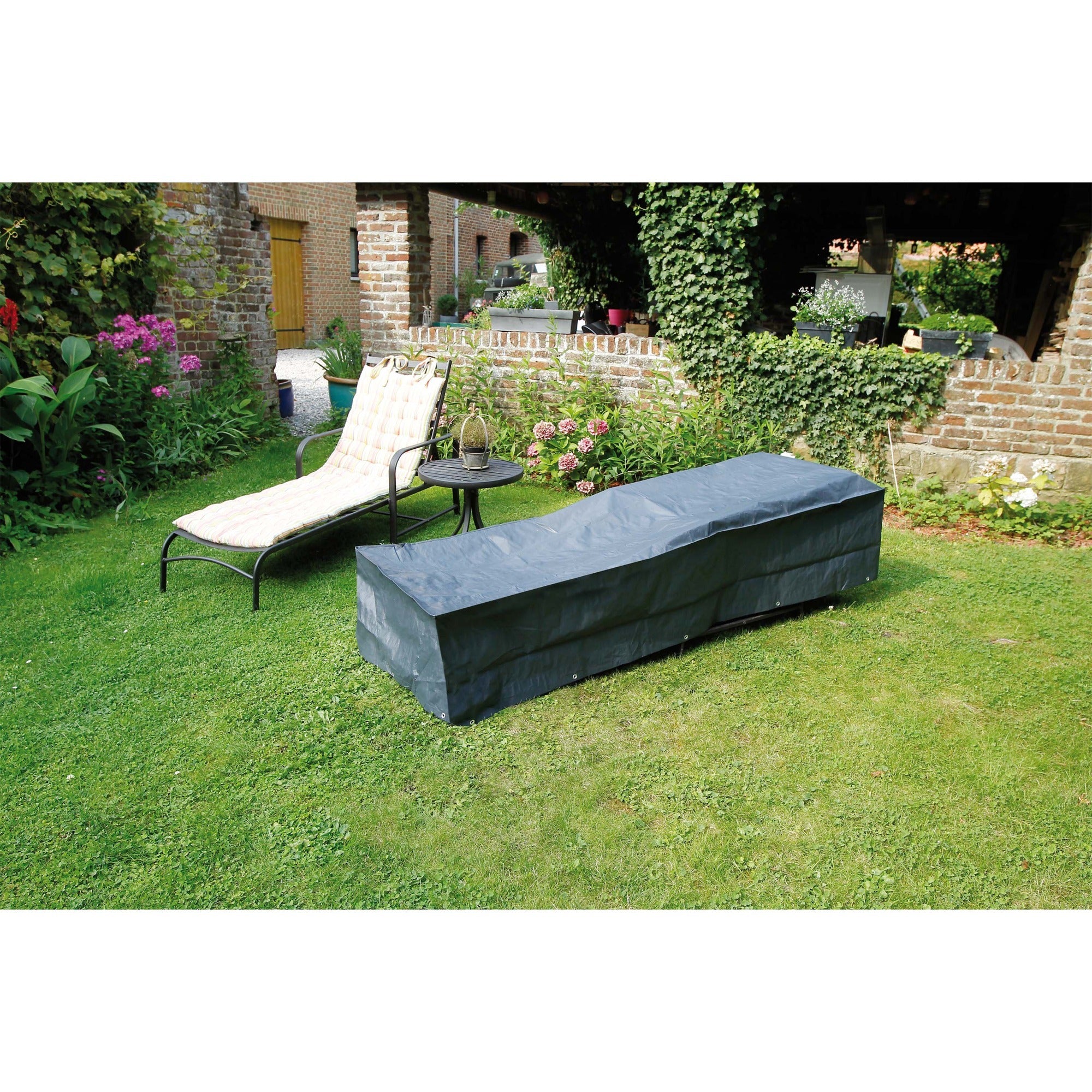 Natuur Natuur Tuinmeubelafdekhoes voor ligstoel
