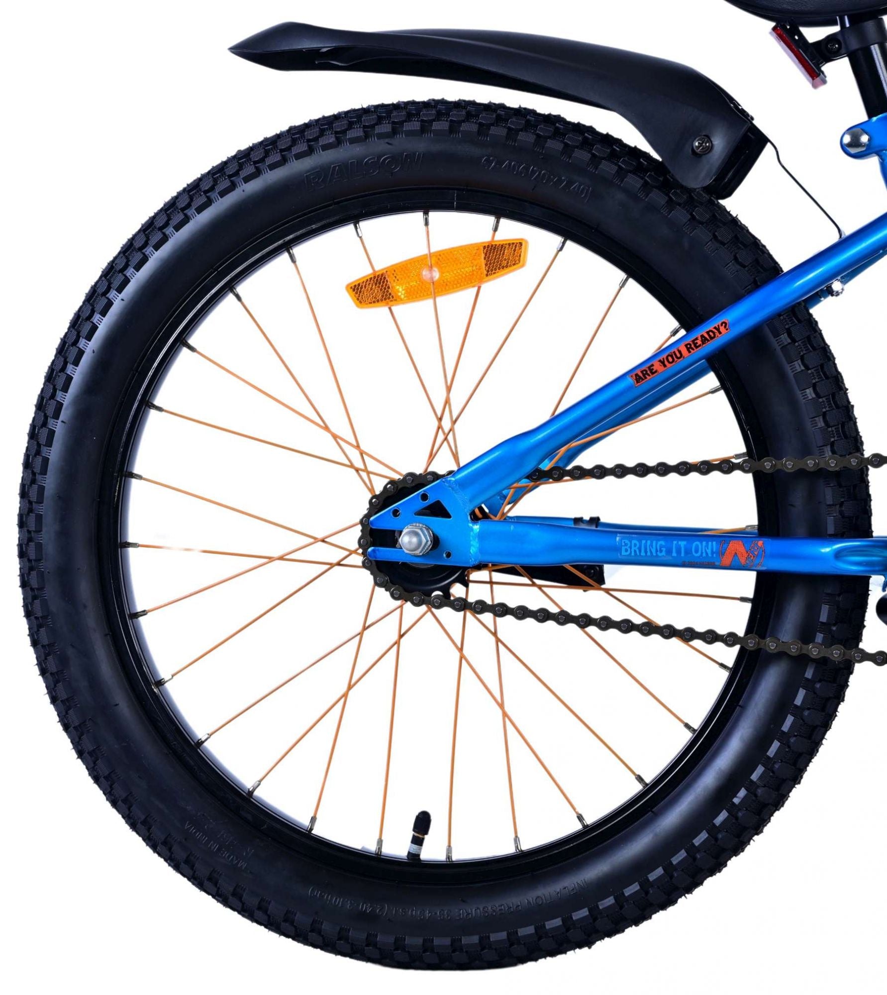 Nerf kinderfiets - jongens - 20 inch - satijnblauw