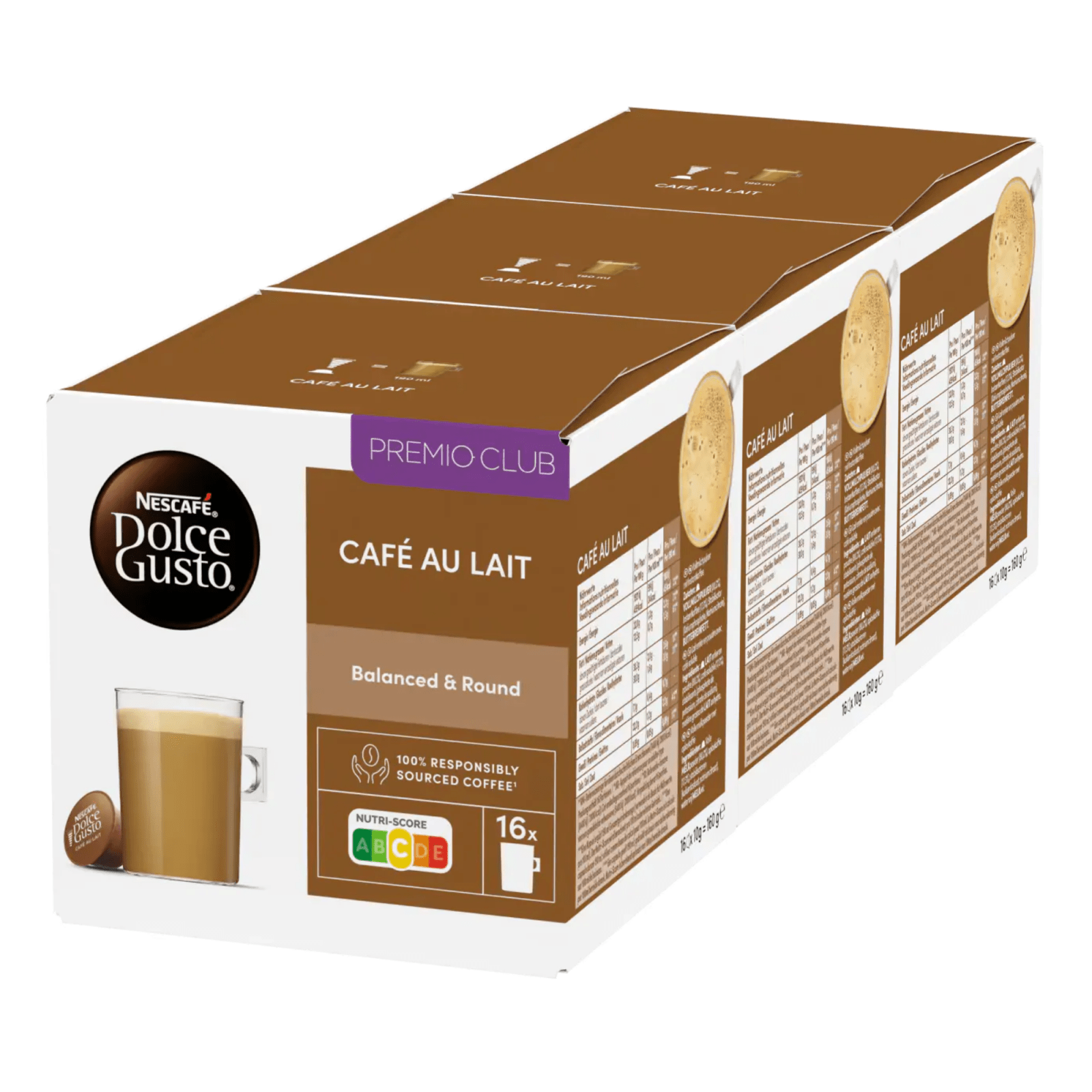 Nescafe dolce gusto café au lait (3x 16 cups) (kopie)
