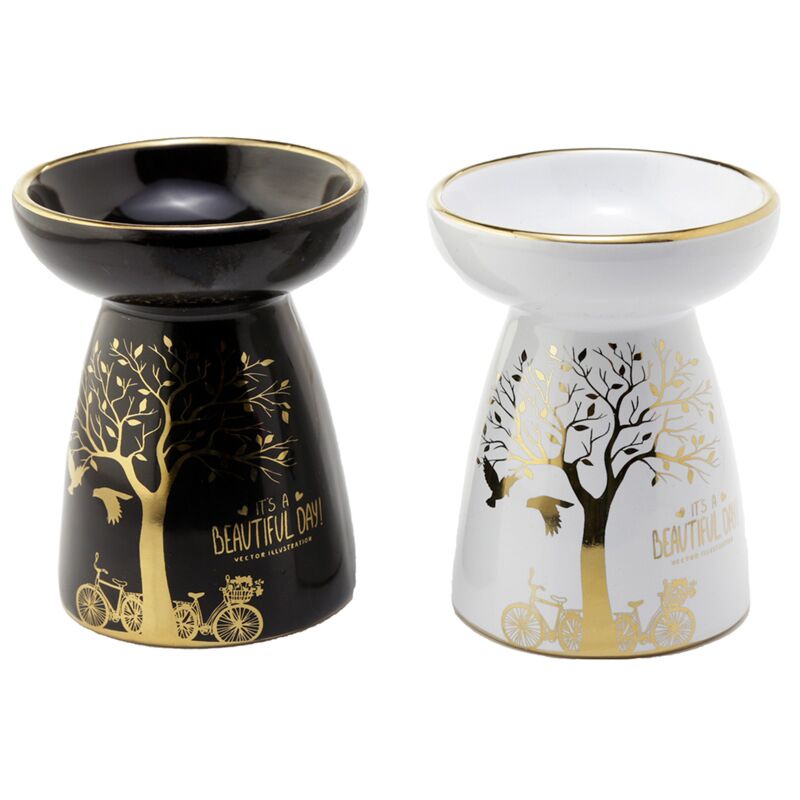 Eden gouden boom keramiek olie- en wax geurbrander