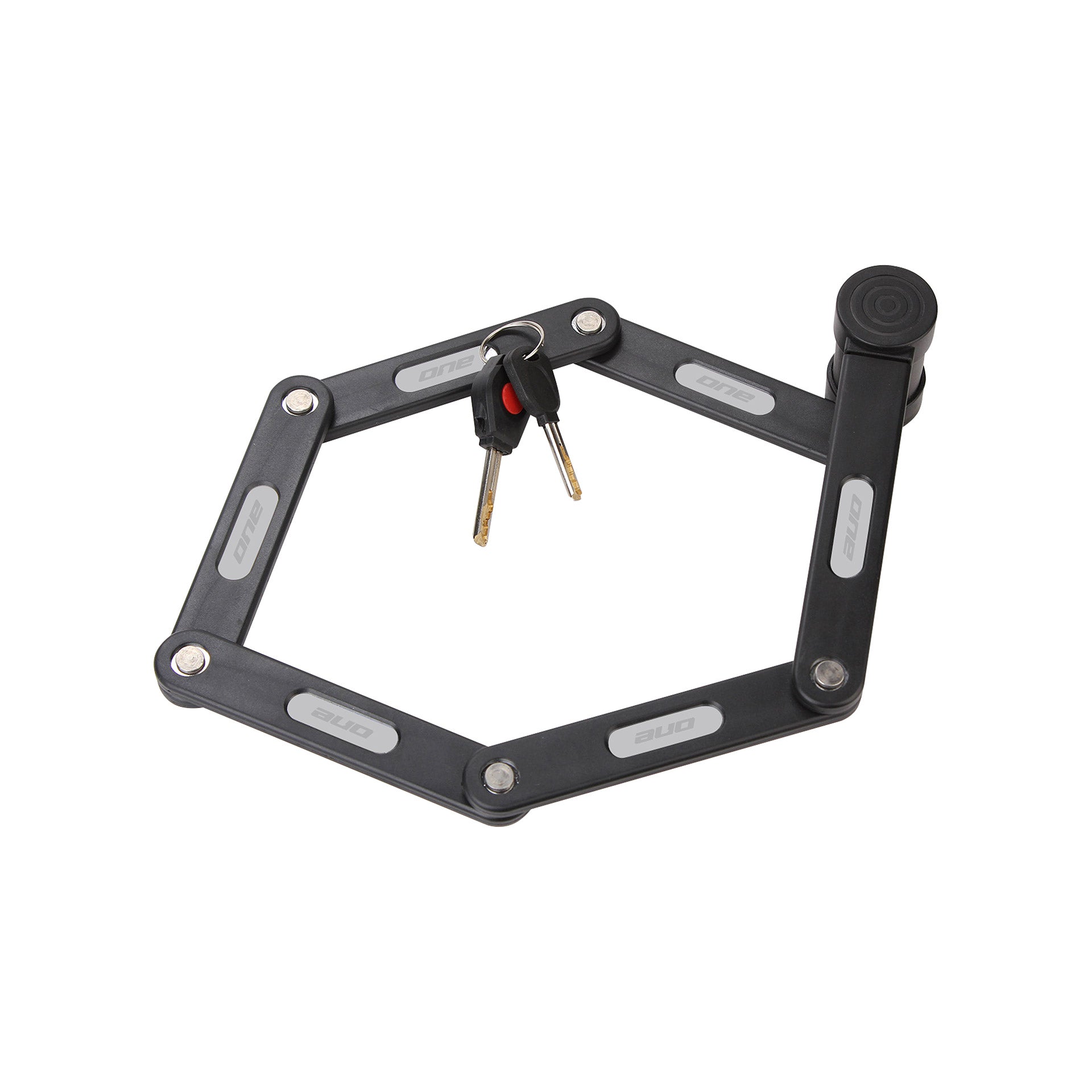 Eén vouwslot 20,85 20mm 85cm zwart grijs