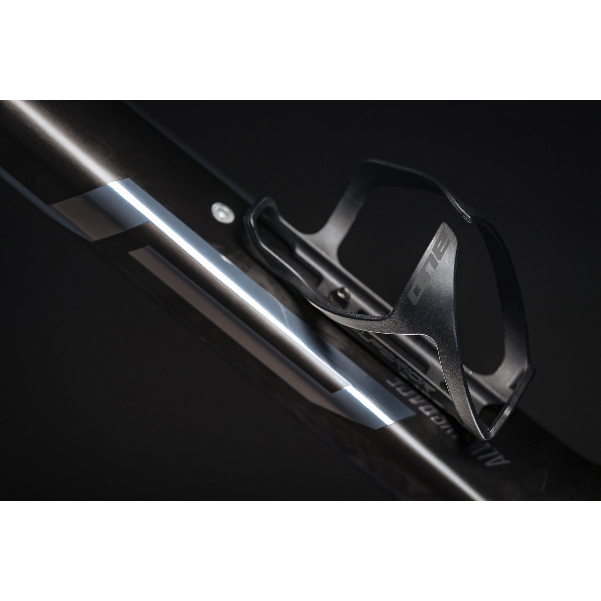 Eén bidonhouder 50 l unisize zwart grijs