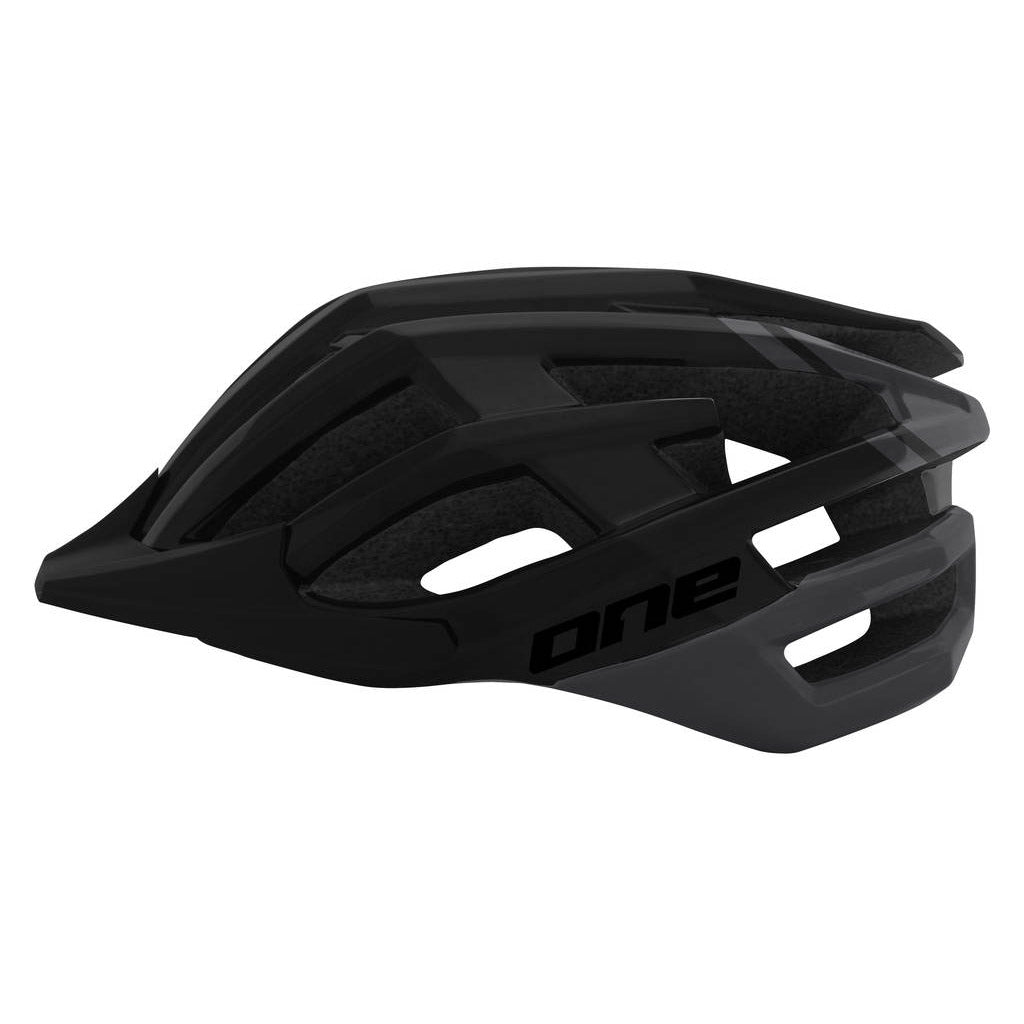 ONE One helm mtb race ml (57-61) zwart grijs