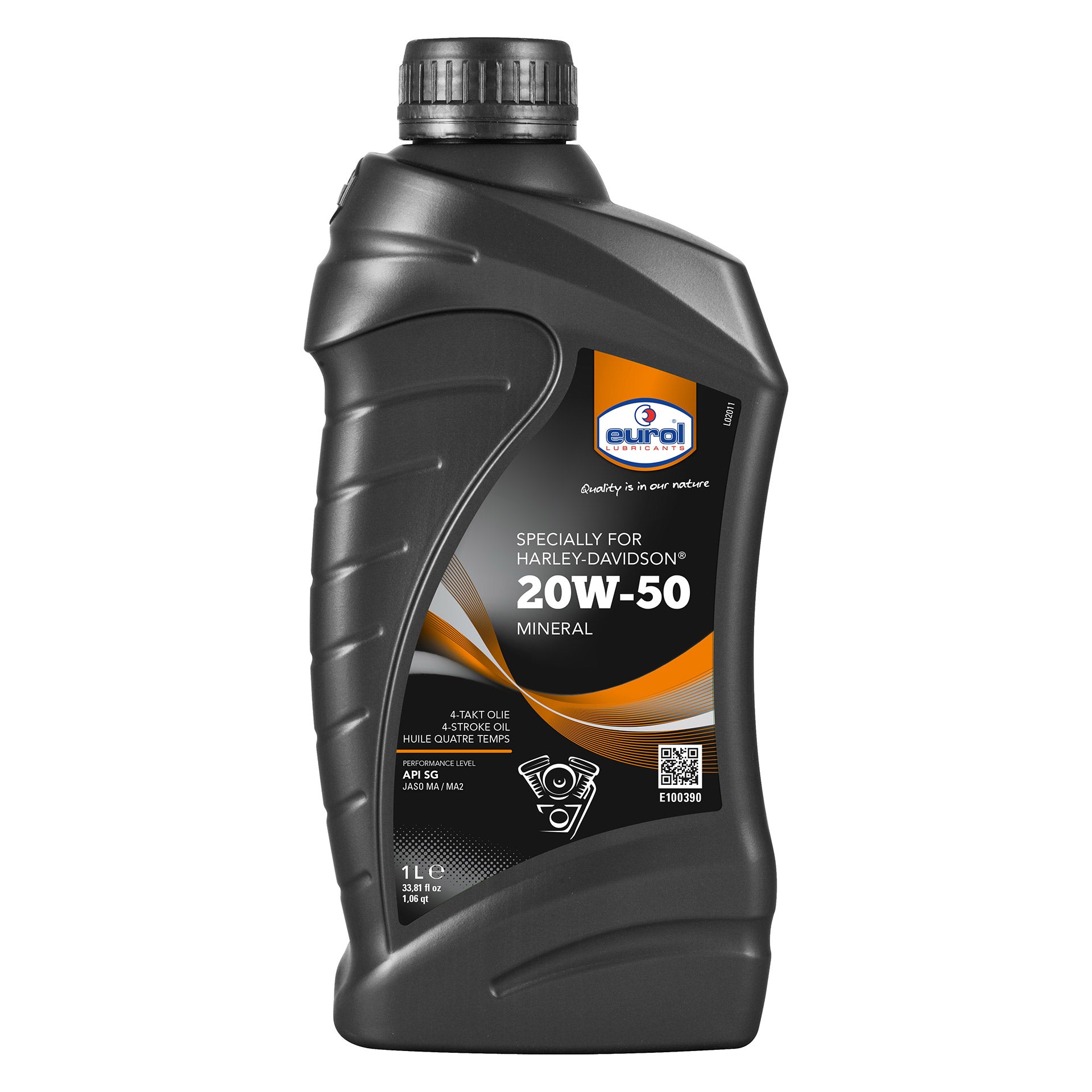 Eurol Harley Davidson SAE 20W50 1 liter API SG CD