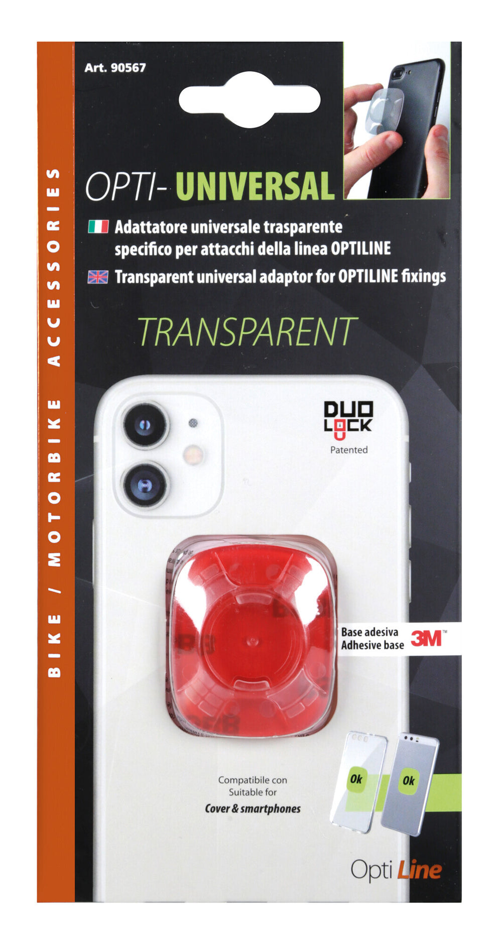 Optiline universele adapter helder