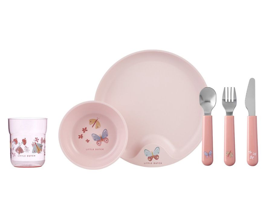 Mepal Kinderservies Mio 6-delig Bloemen en Vlinder