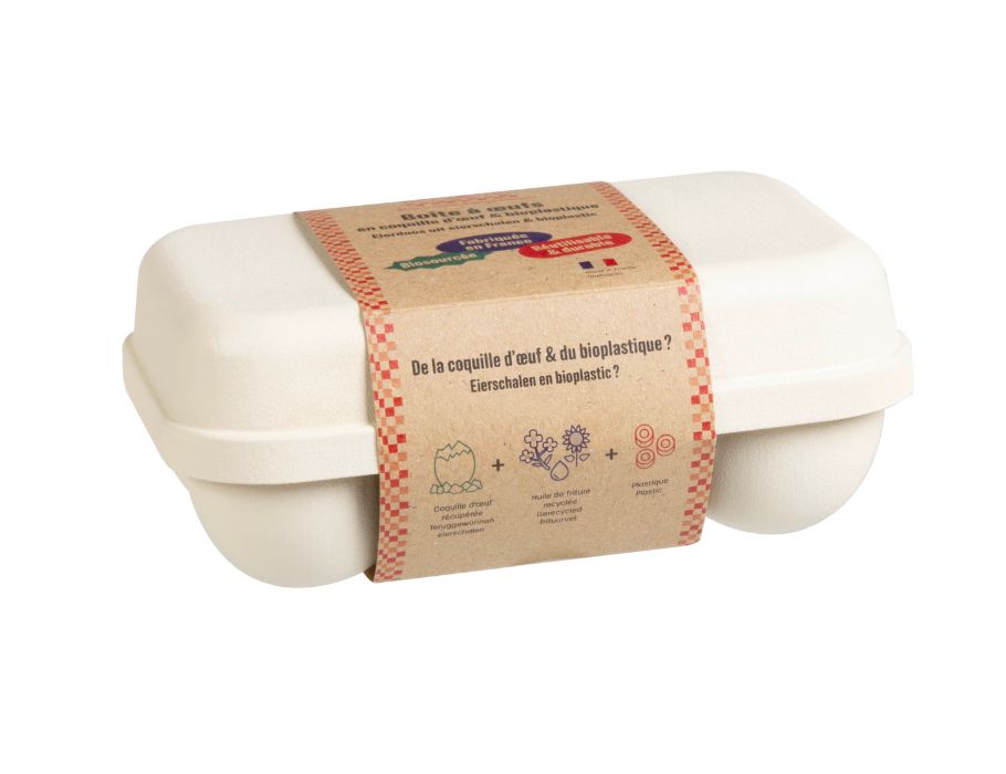 Ah! Tafel! Eierdoos voor 6 eieren Naturel