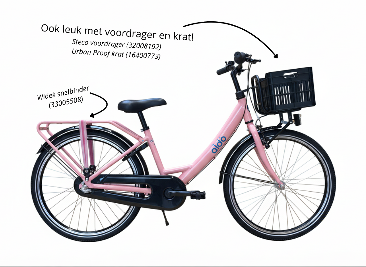 Master bike aldo wave carino 24 meisjesfiets 3grn - zalmoranje