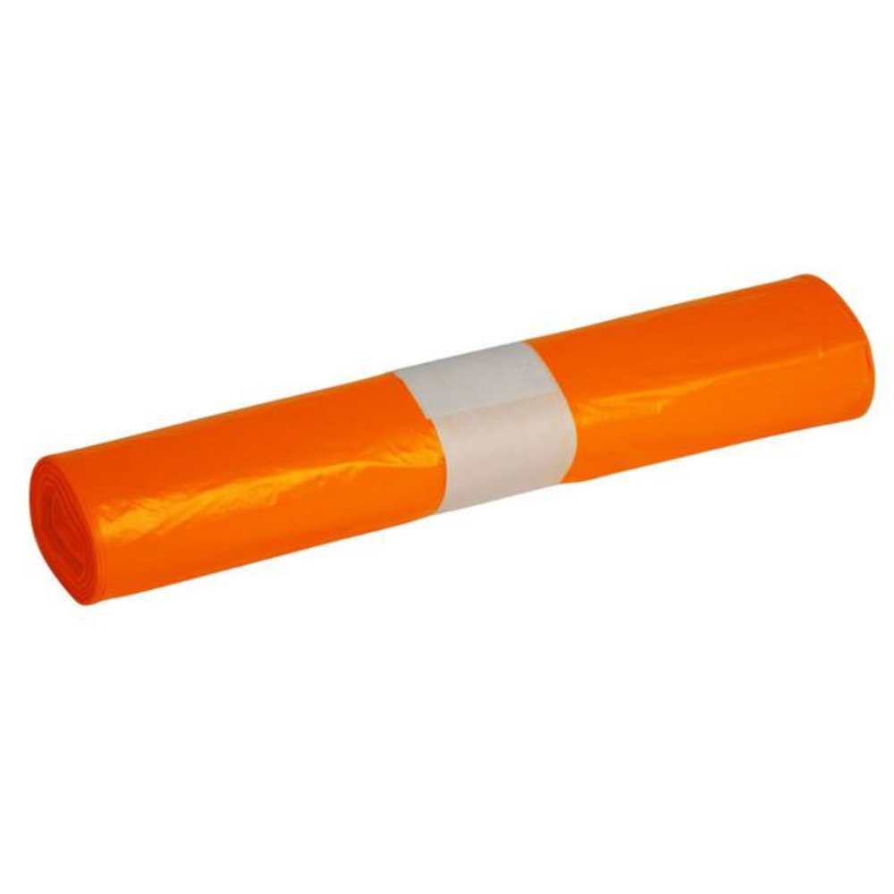 Afvalzak oranje 58x100cm t23 (500 stuks)