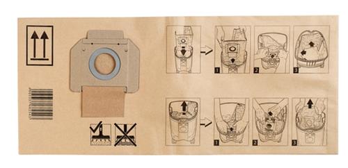 Makita stofzak papier 446lx (5 in pak)