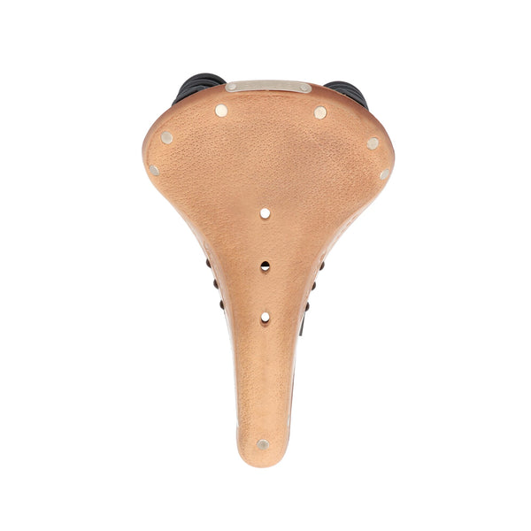 Brooks flyer softened dark tan zadel