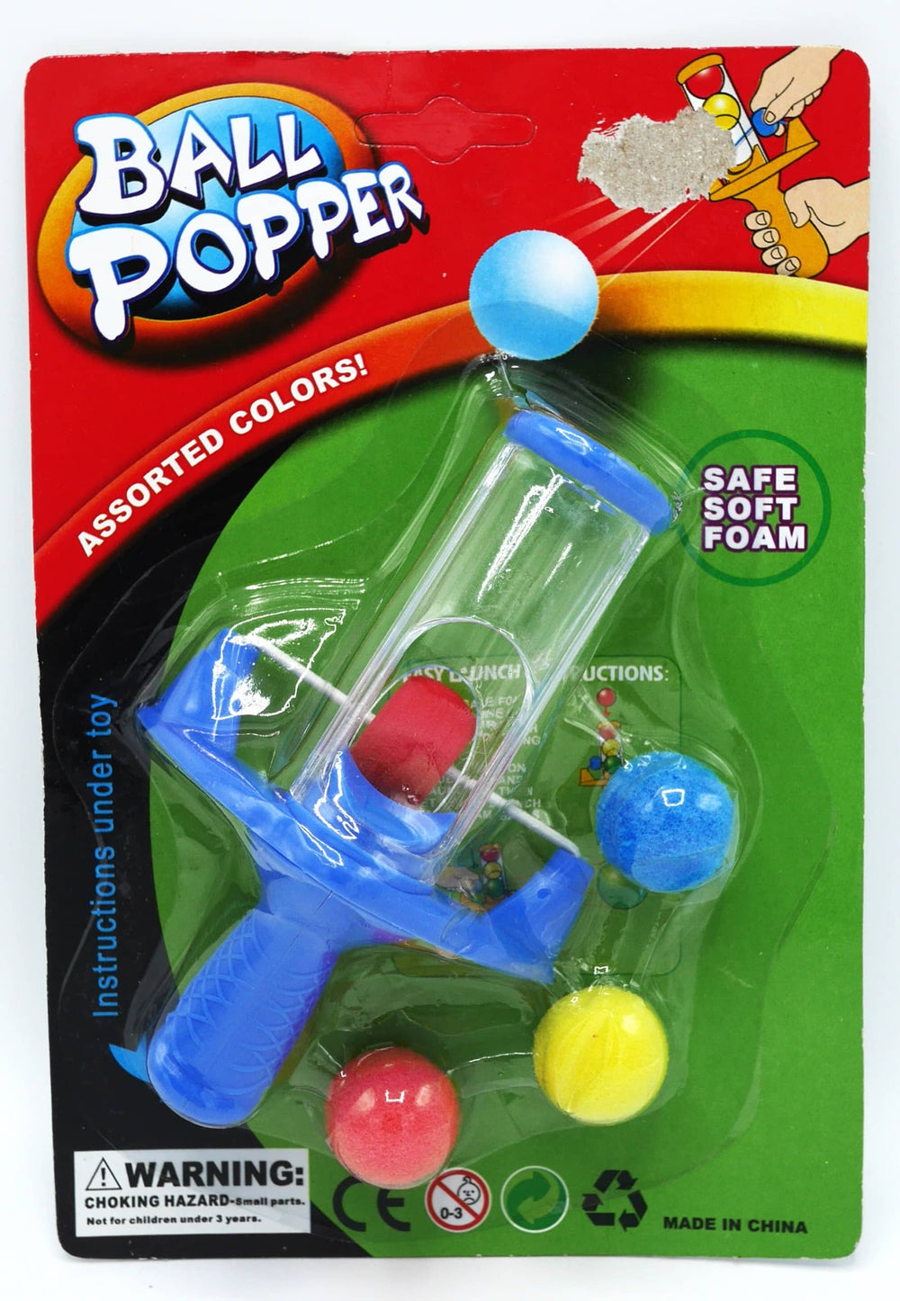 Jonotoys pal popper veilige zachte balspel met katapult