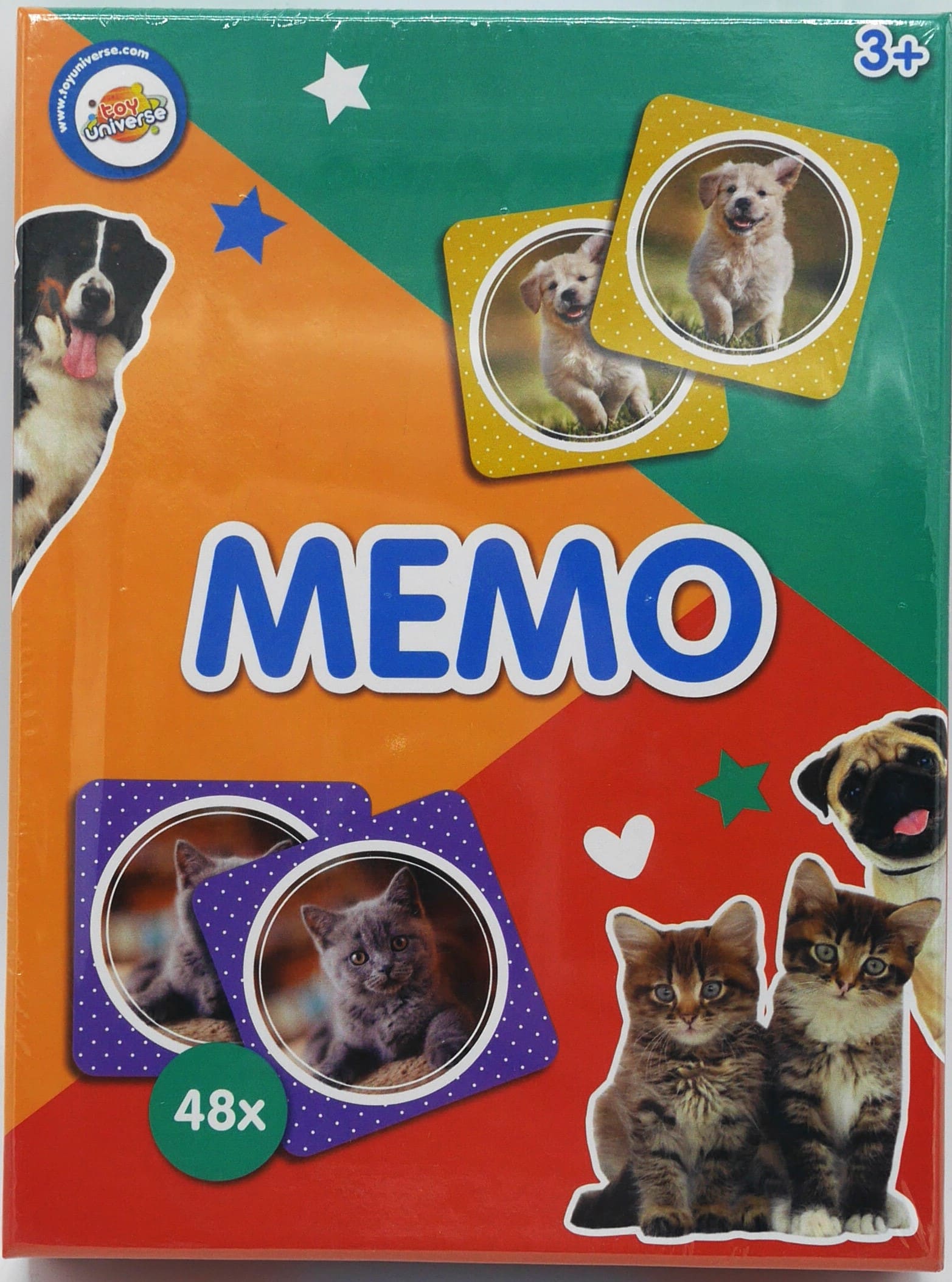 Intro memo geheugen spel verzamel de meeste dubbele kaarten, met dieren plaatjes