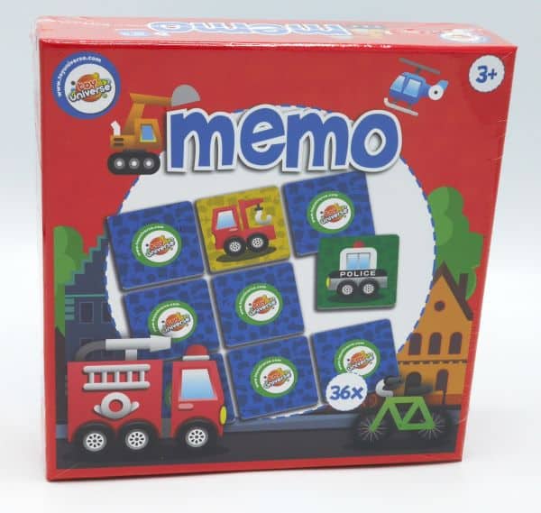 Intro speelgoeduniversum memo spelvoertuigen