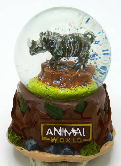 Toi-toys animal world sneeuwbol wild dier