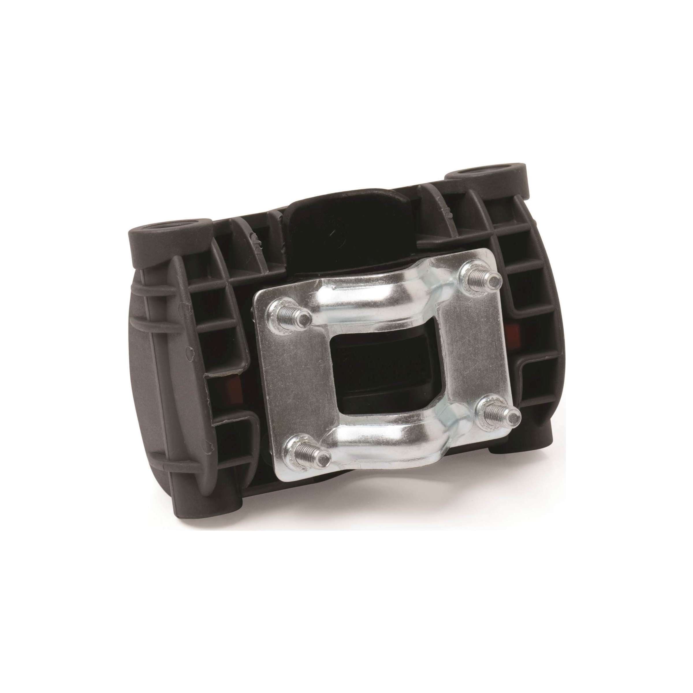 adapter achterzitje 10 cm framebevestiging zwart
