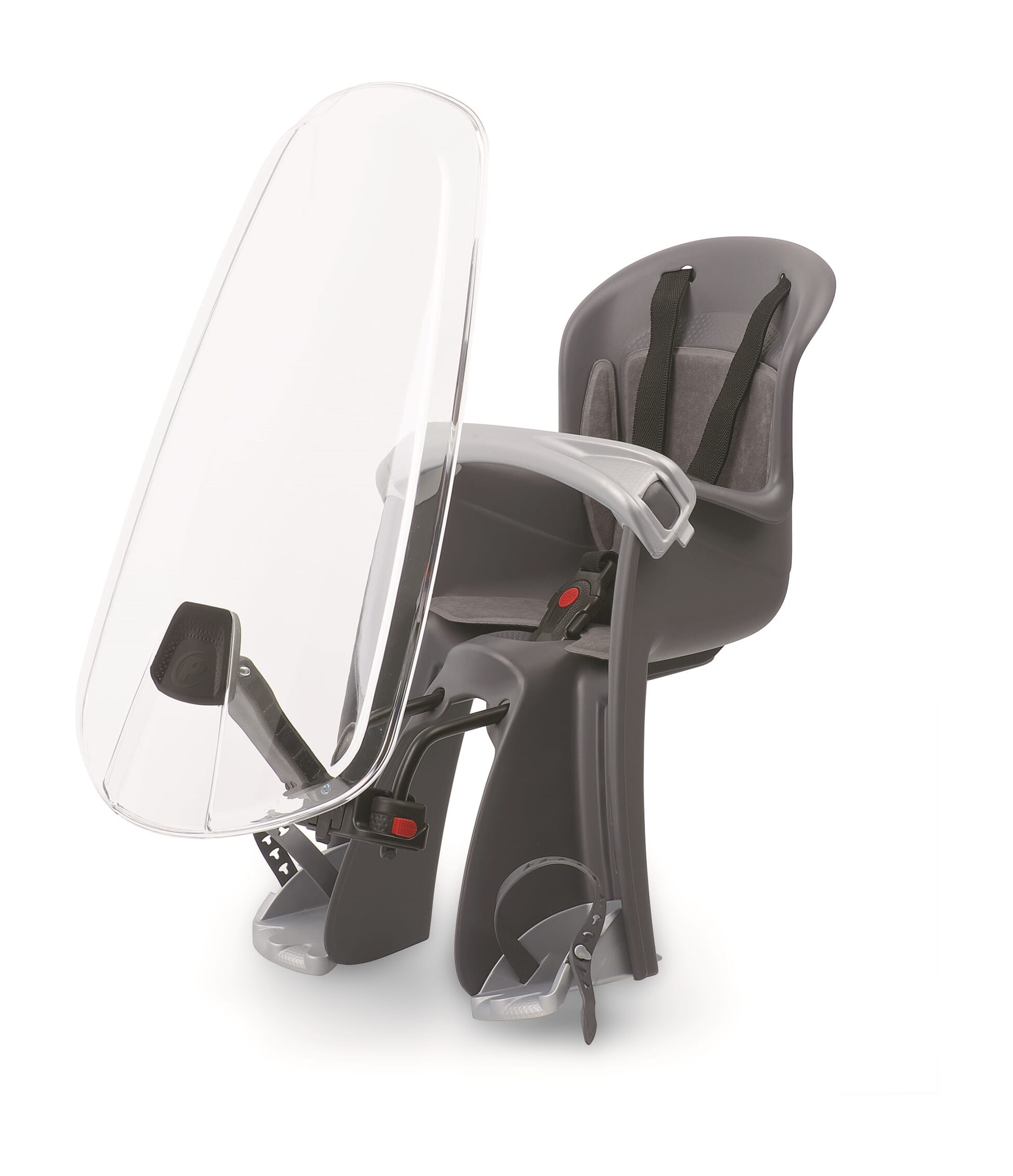 Superior polisport voorzitje bilby junior met windscherm zw grijs