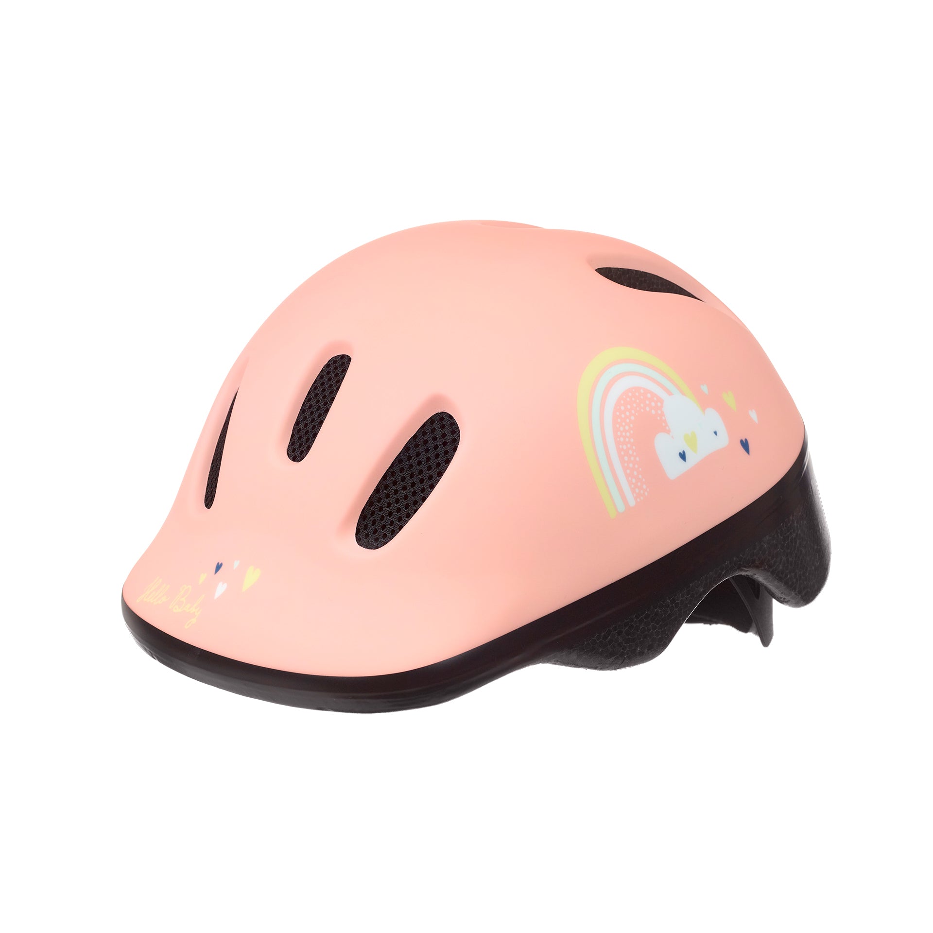 Polisport babyhelm happy rainbow xxs 44-48 cm roze