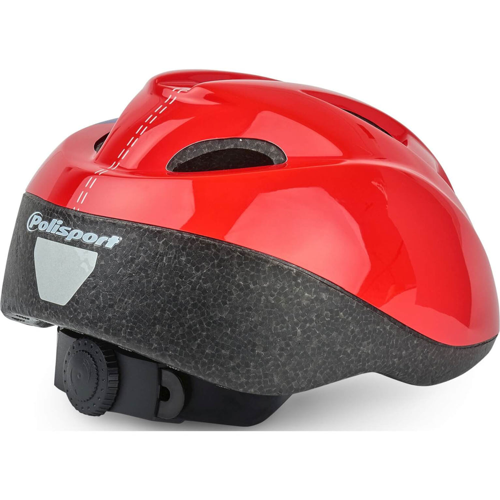 Polisport Kinderhelmrace. maat: XS (46 53 cm), kleur: rood zwart