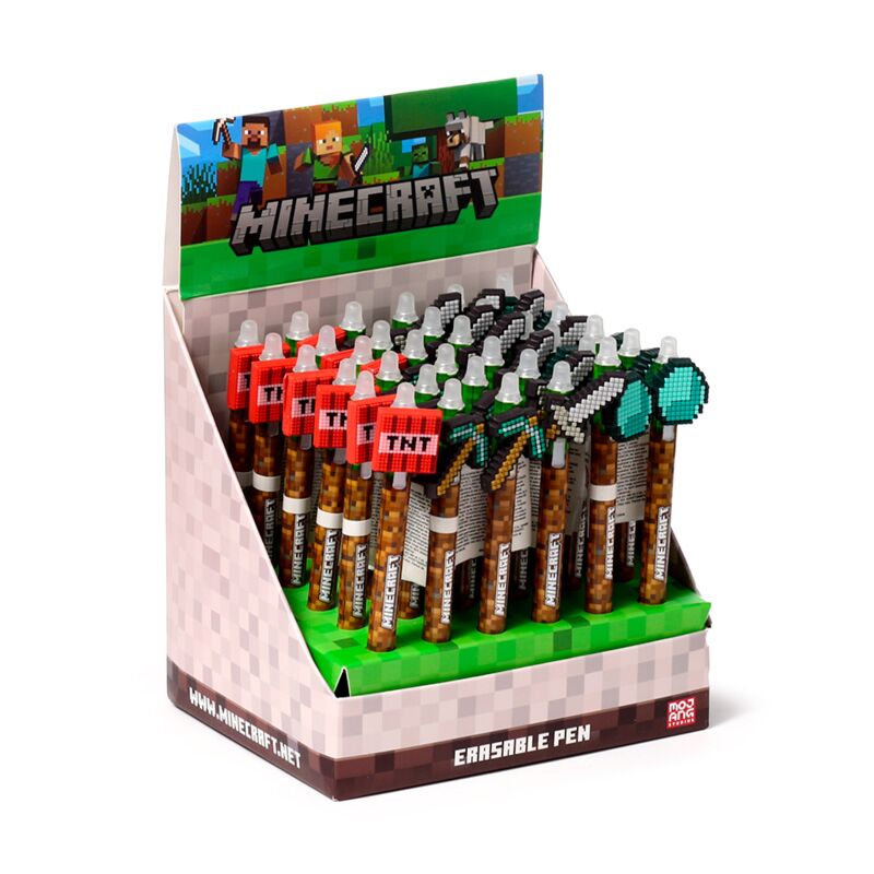 Ongelooflijke uitwisbare pen minecraft pvc werktuig top